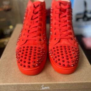 CHRISTIAN LOUBOUTIN MENS SPIKED SNEAKERS